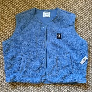 Old Navy 94 Light Blue Sherpa Vest